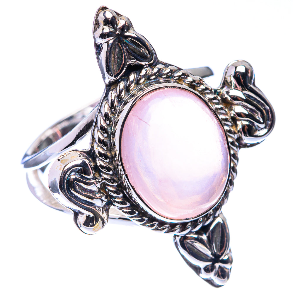Premium Rose Quartz Ring Size 7 (925 Sterling Silver) R141743