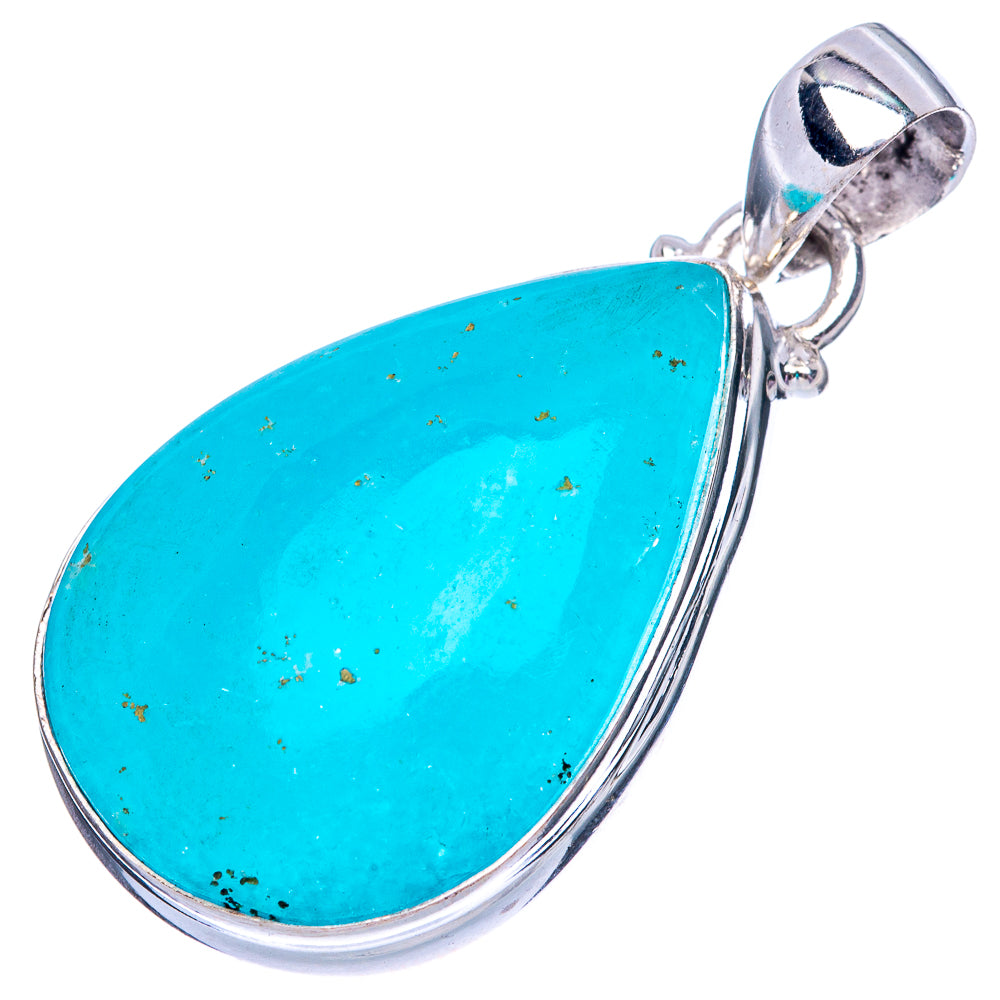 Rare Smithsonite 925 Sterling Silver Pendant 1 1/2" (925 Sterling Silver) P42599