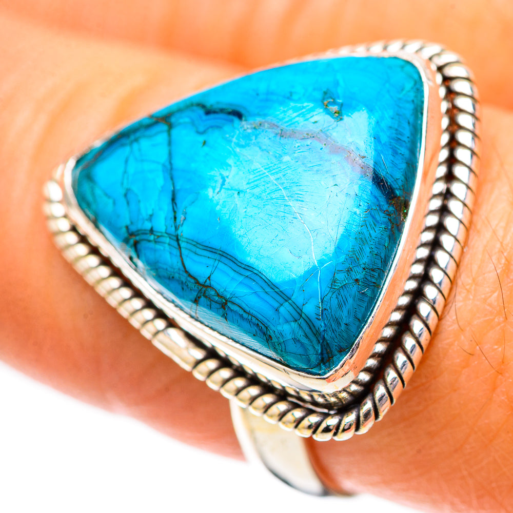 Tibetan Turquoise Ring Size 8 (925 Sterling Silver) RING138981
