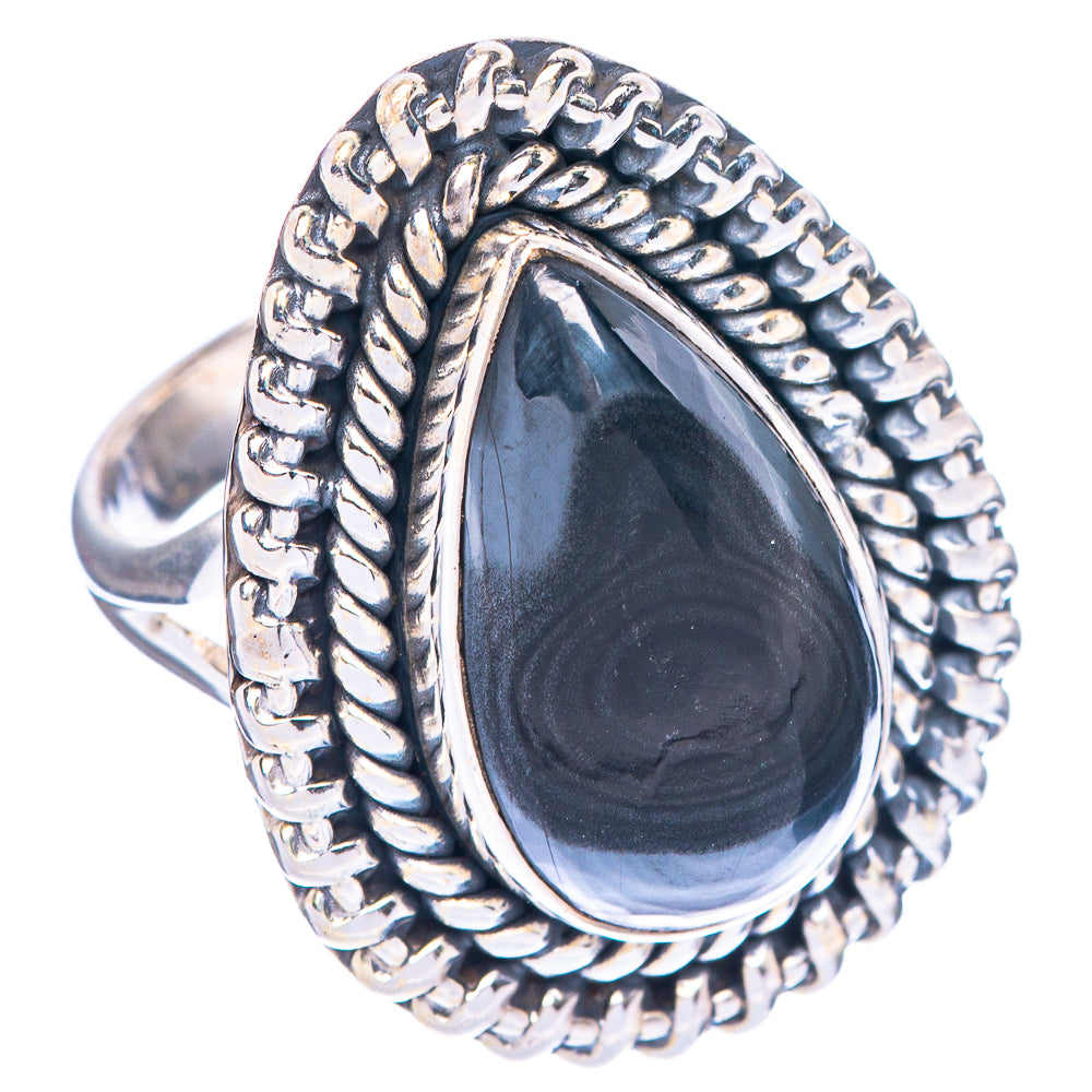 Psilomelane Ring Size 7 (925 Sterling Silver) R1282