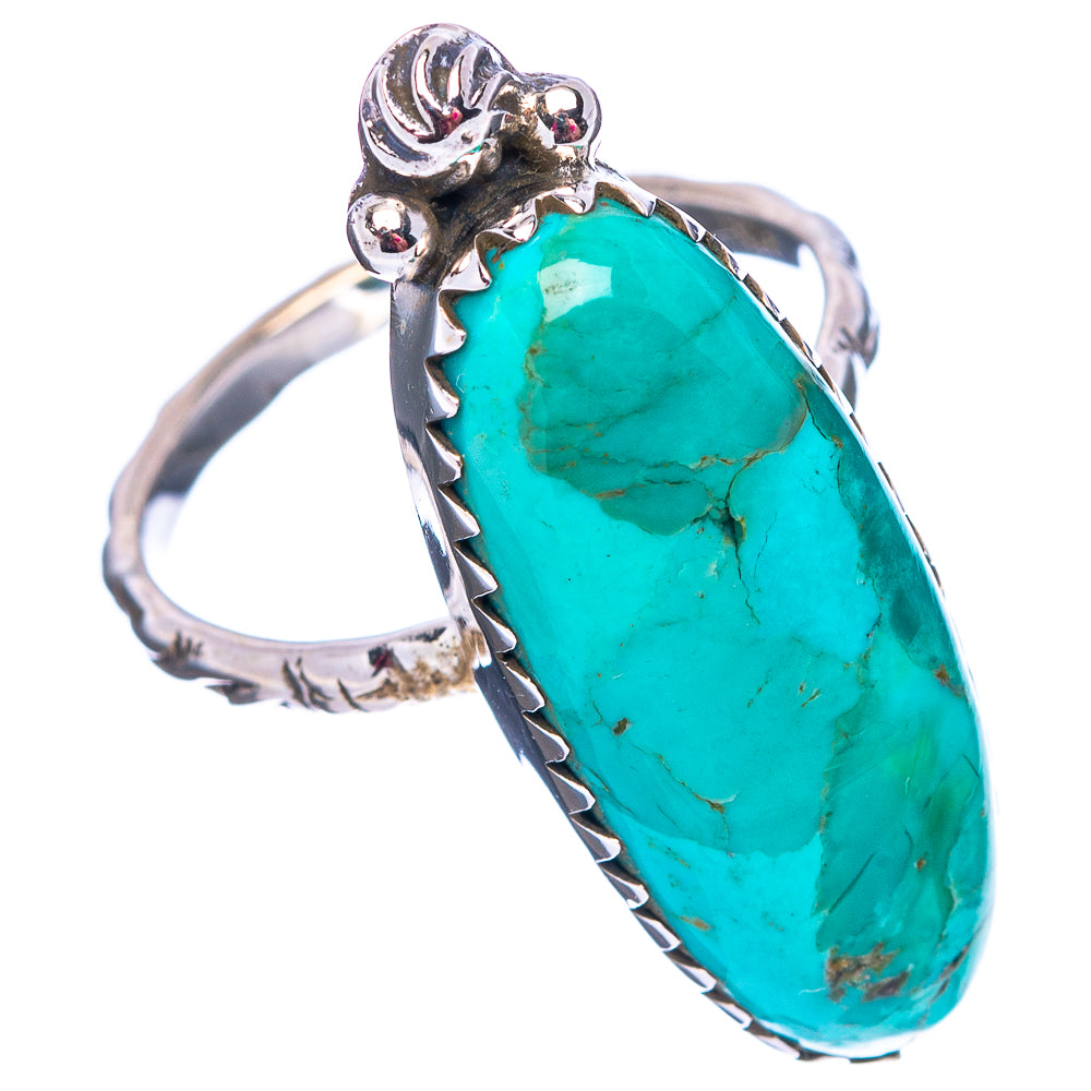 Rare Kingman Turquoise Ring Size 7.75 (.925 Sterling Silver)