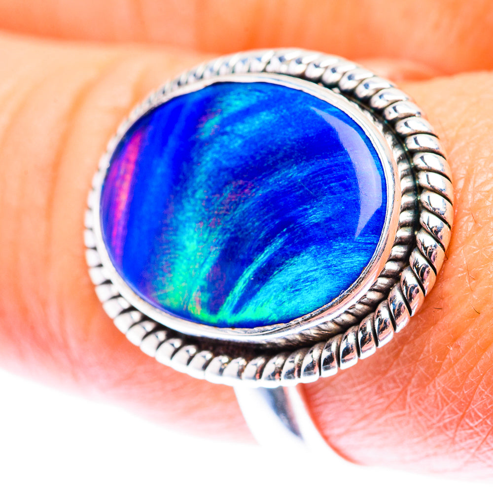 Aura Opal Ring Size 8.25 (925 Sterling Silver) RING140105
