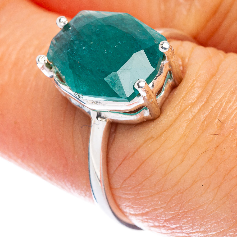 Rare Grandidierite Ring Size 7.5 (925 Sterling Silver) R146707