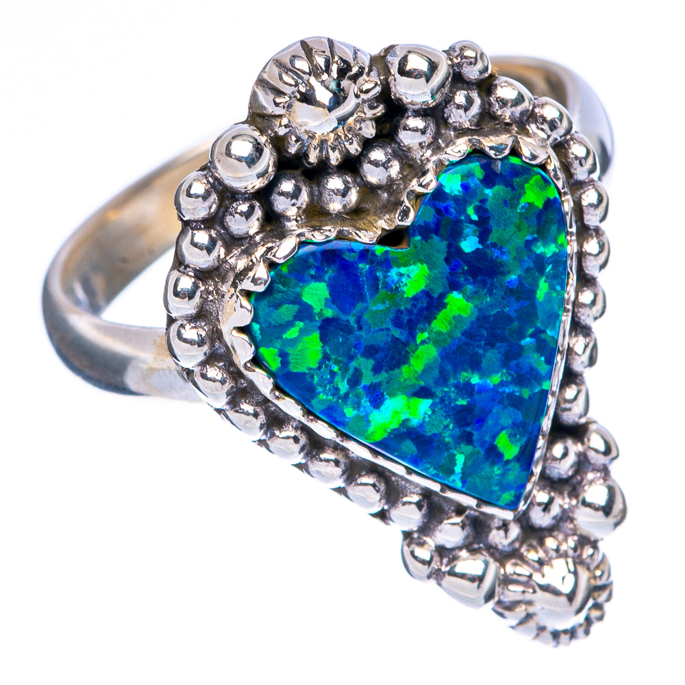 Synthetic Opal Ring Size 7.25 (925 Sterling Silver) R146130