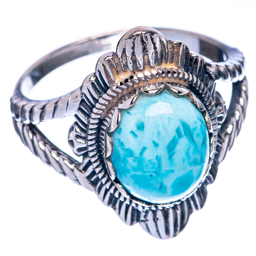 Larimar Ring Size 9 (925 Sterling Silver) R144623