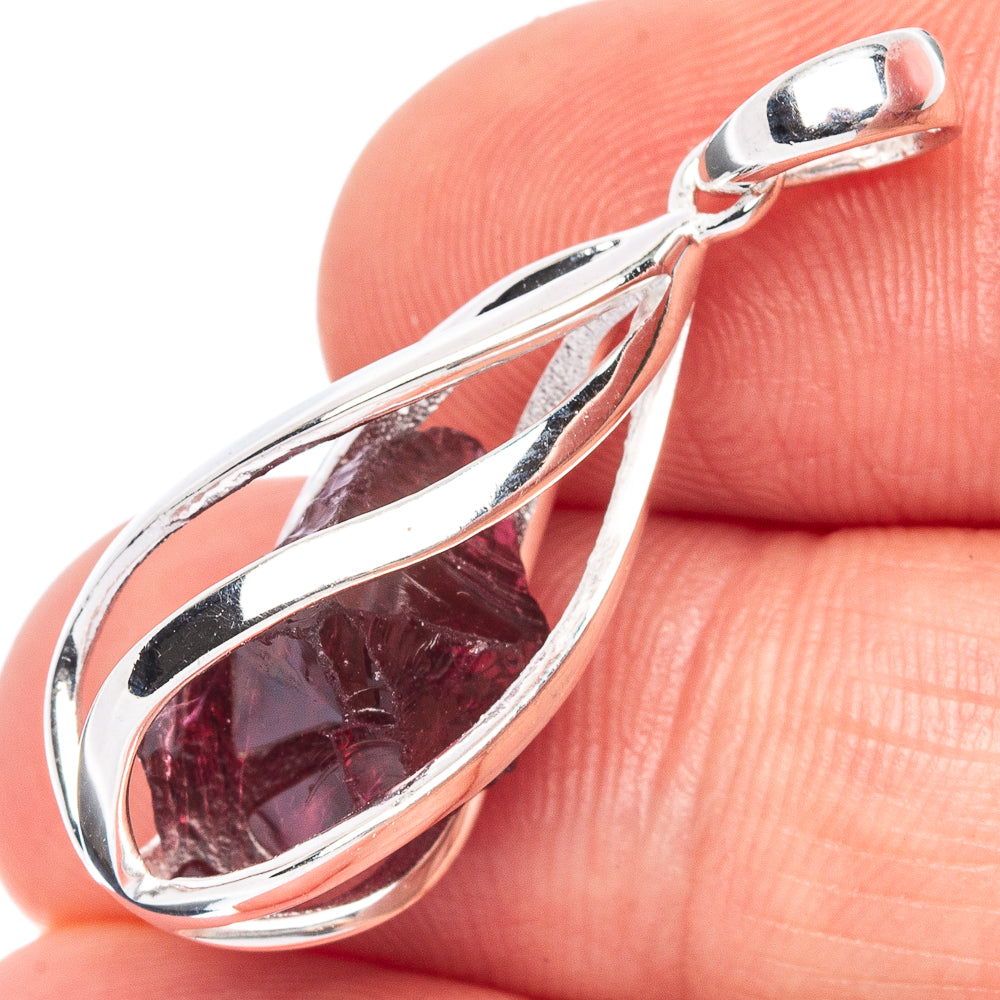 Amethyst Pendant 1 1/4" (925 Sterling Silver) P44768