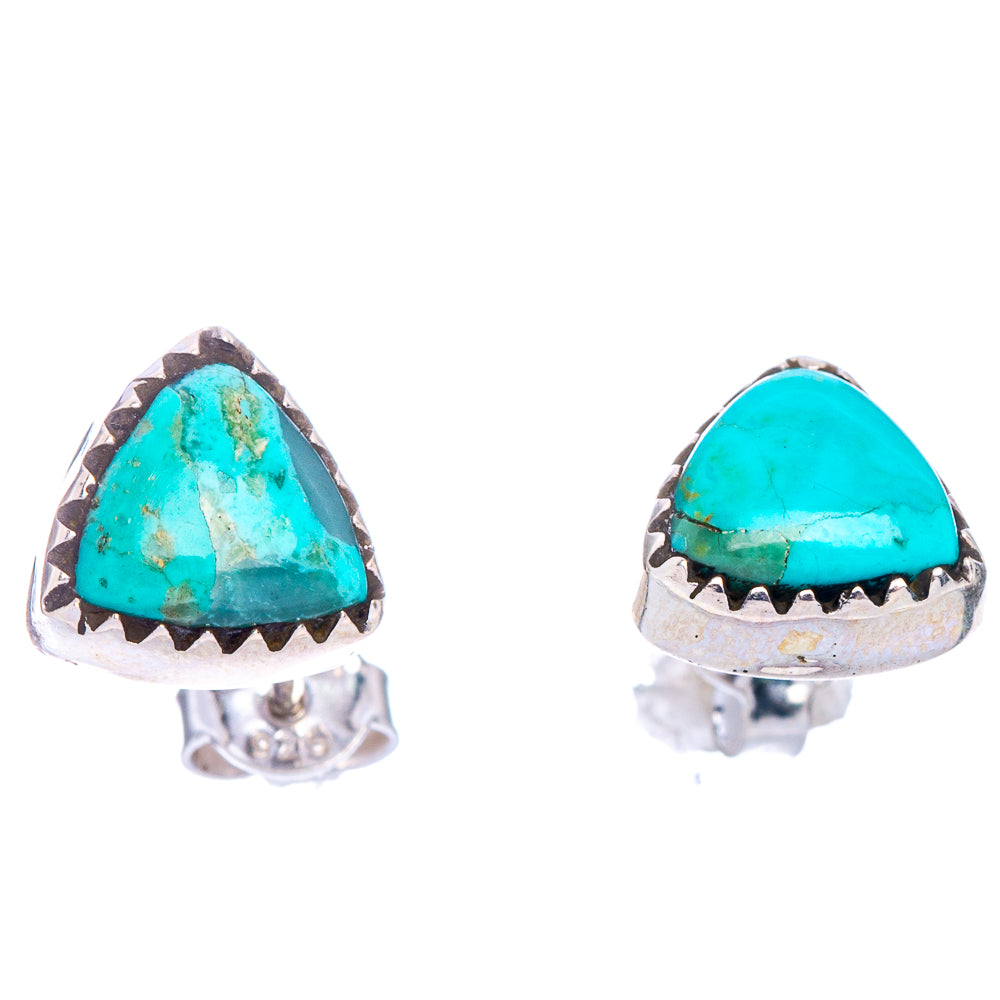 Chrysocolla Earrings 3/8" (925 Sterling Silver) E433498