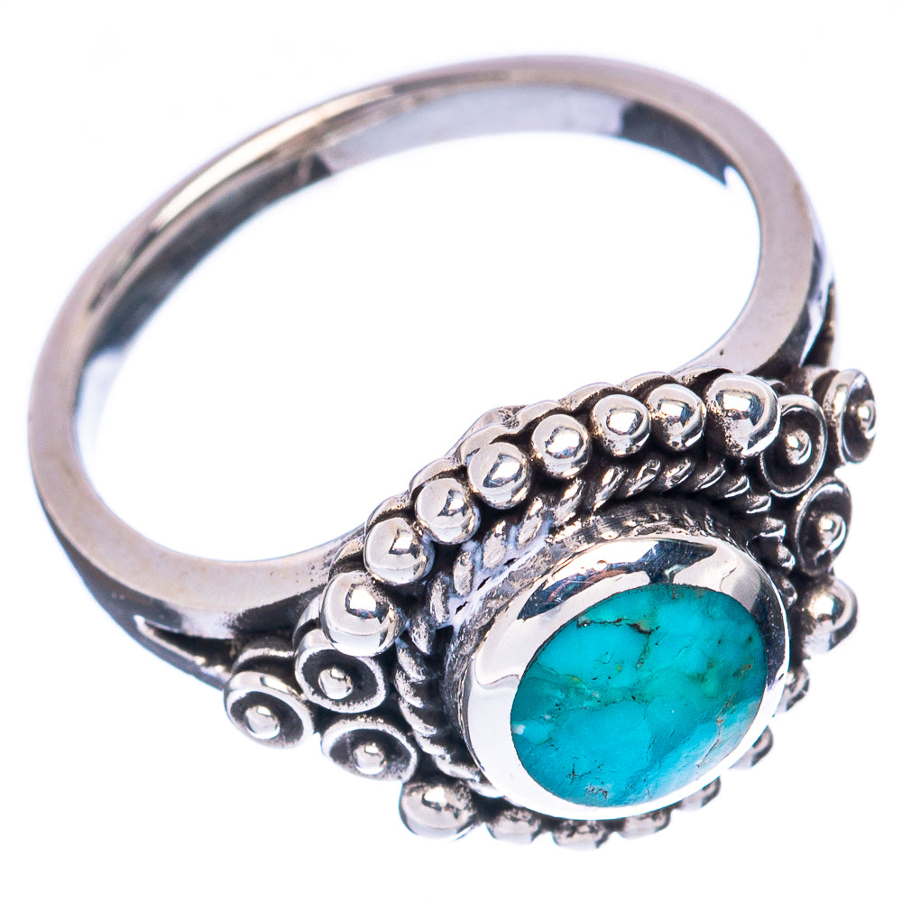 Rare Arizona Turquoise Ring Size 5.75 (925 Sterling Silver) R3138