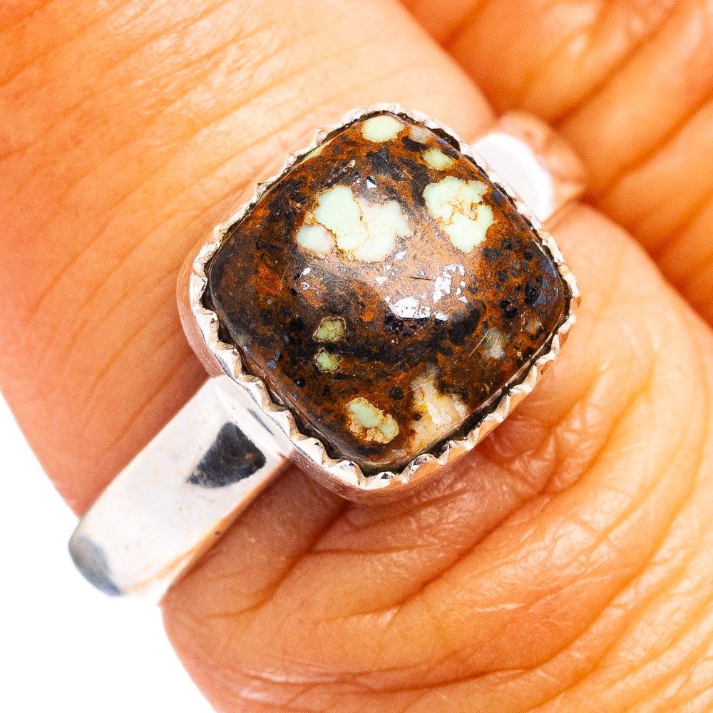 Rare Number 8 Mine Turquoise Ring Size 7 (.925 Sterling Silver)