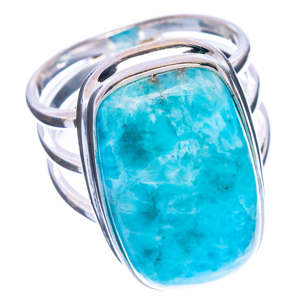 Rare Larimar Ring Size 5.75 (925 Sterling Silver) R147098