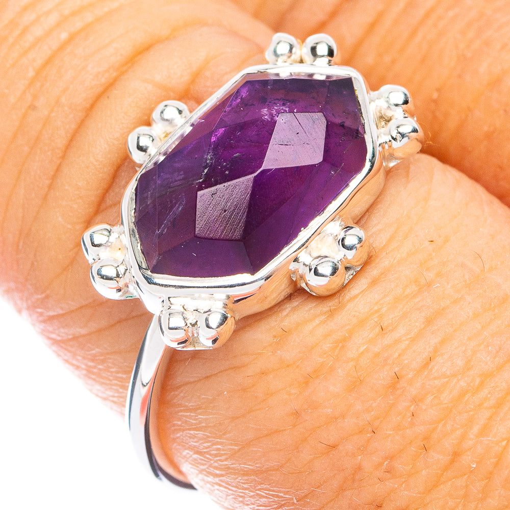 Premium Amethyst Ring Size 7.75 (925 Sterling Silver) RING7759