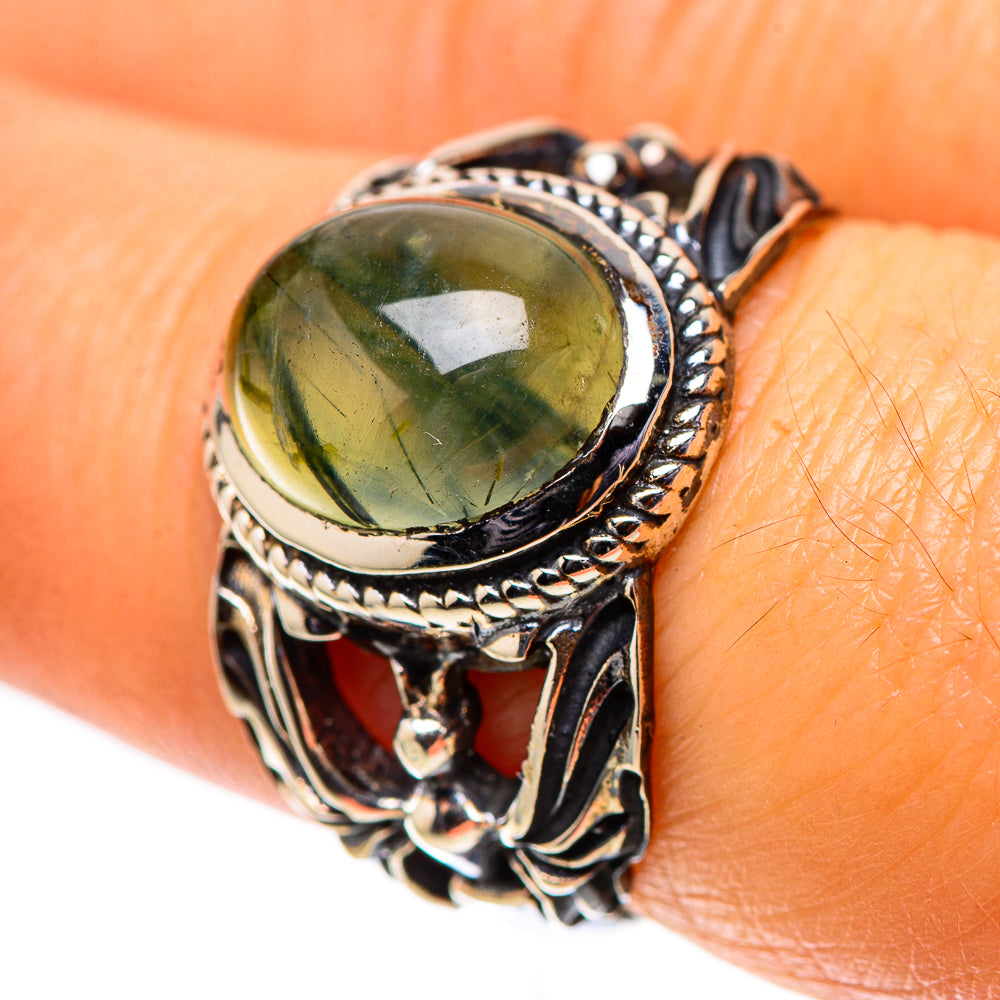 Prehnite Ring Size 7.25 (925 Sterling Silver) RING138526