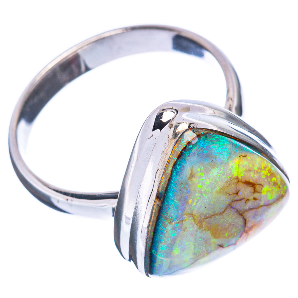 Rare Sterling Opal Ring Size 8.25 (925 Sterling Silver) R2838