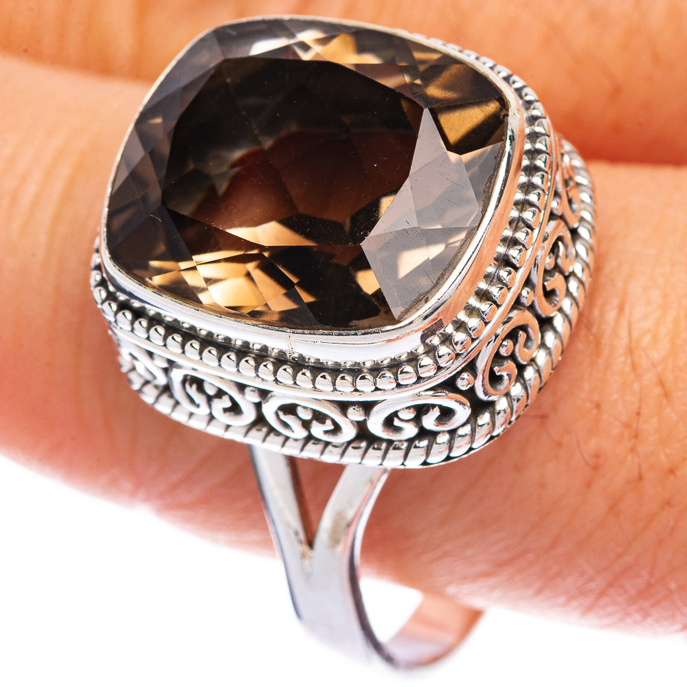 Smoky Quartz Ring Size 11.5 (925 Sterling Silver) R144585