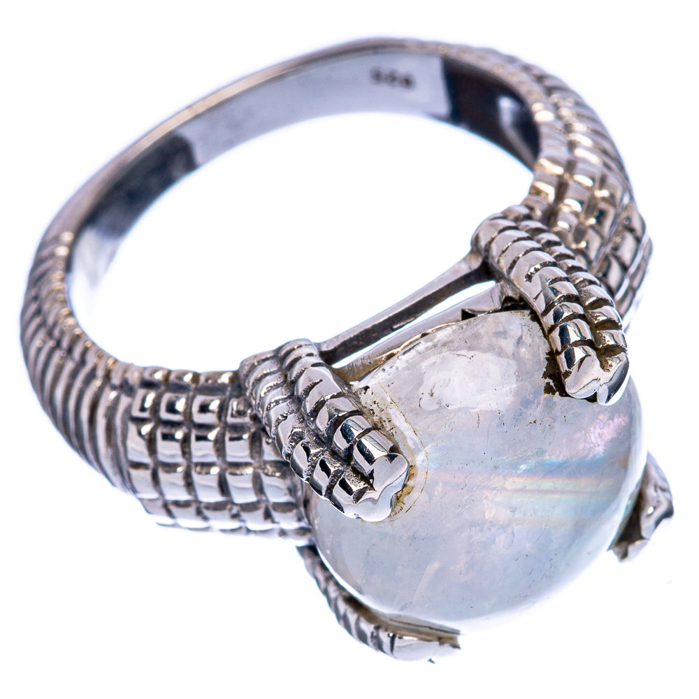 Rainbow Moonstone Ring Size 7.5 (925 Sterling Silver) R146393