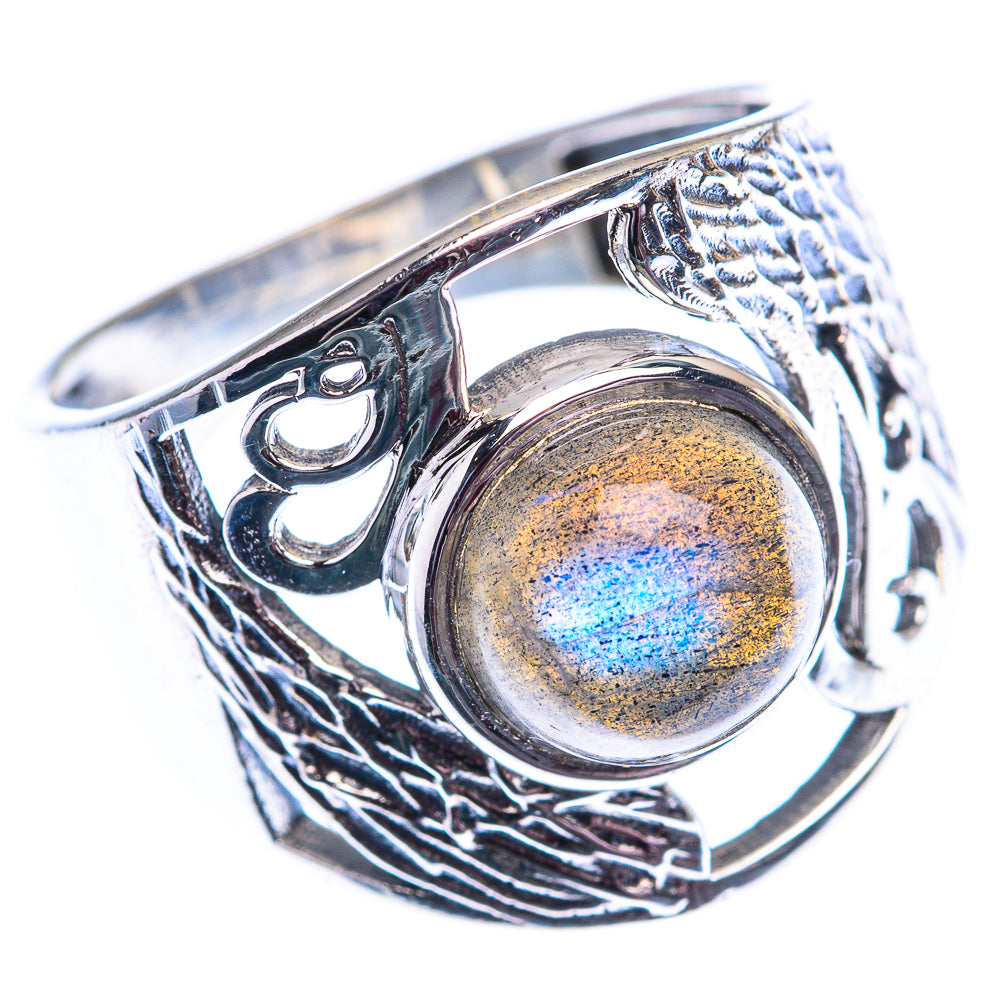 Labradorite 925 Sterling Silver Ring Size 8.25 (925 Sterling Silver) RING140345