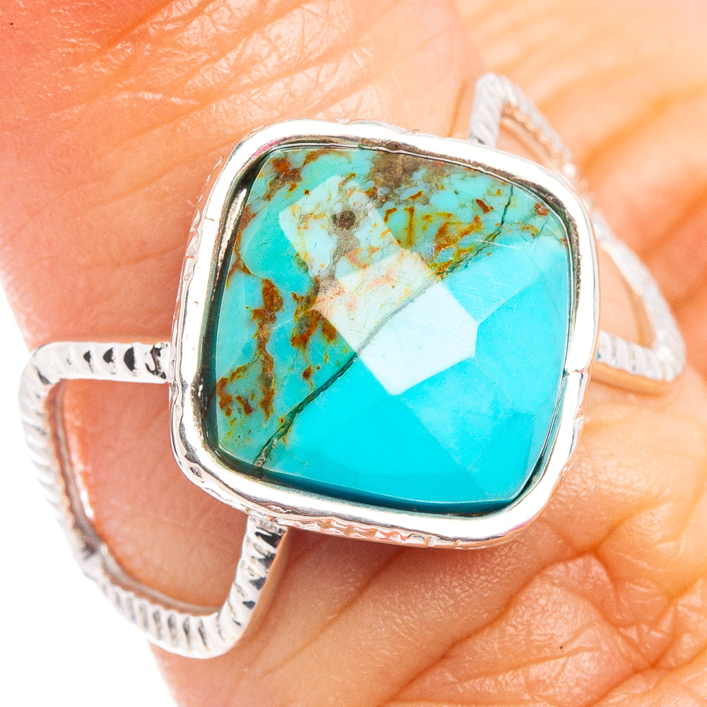 Premium Sleeping Beauty Turquoise Ring Size 5.75 (.925 Sterling Silver)