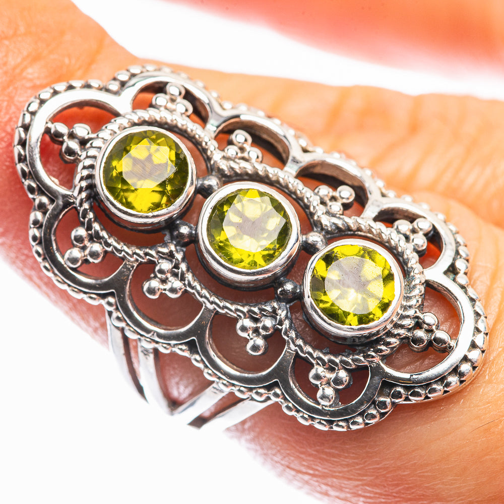 Peridot Ring Size 6 (925 Sterling Silver) R142253