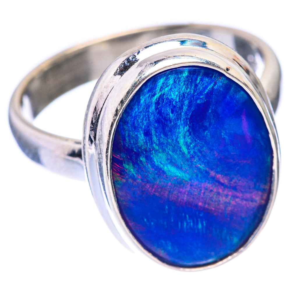 Aura Opal Ring Size 7 (925 Sterling Silver) R140619
