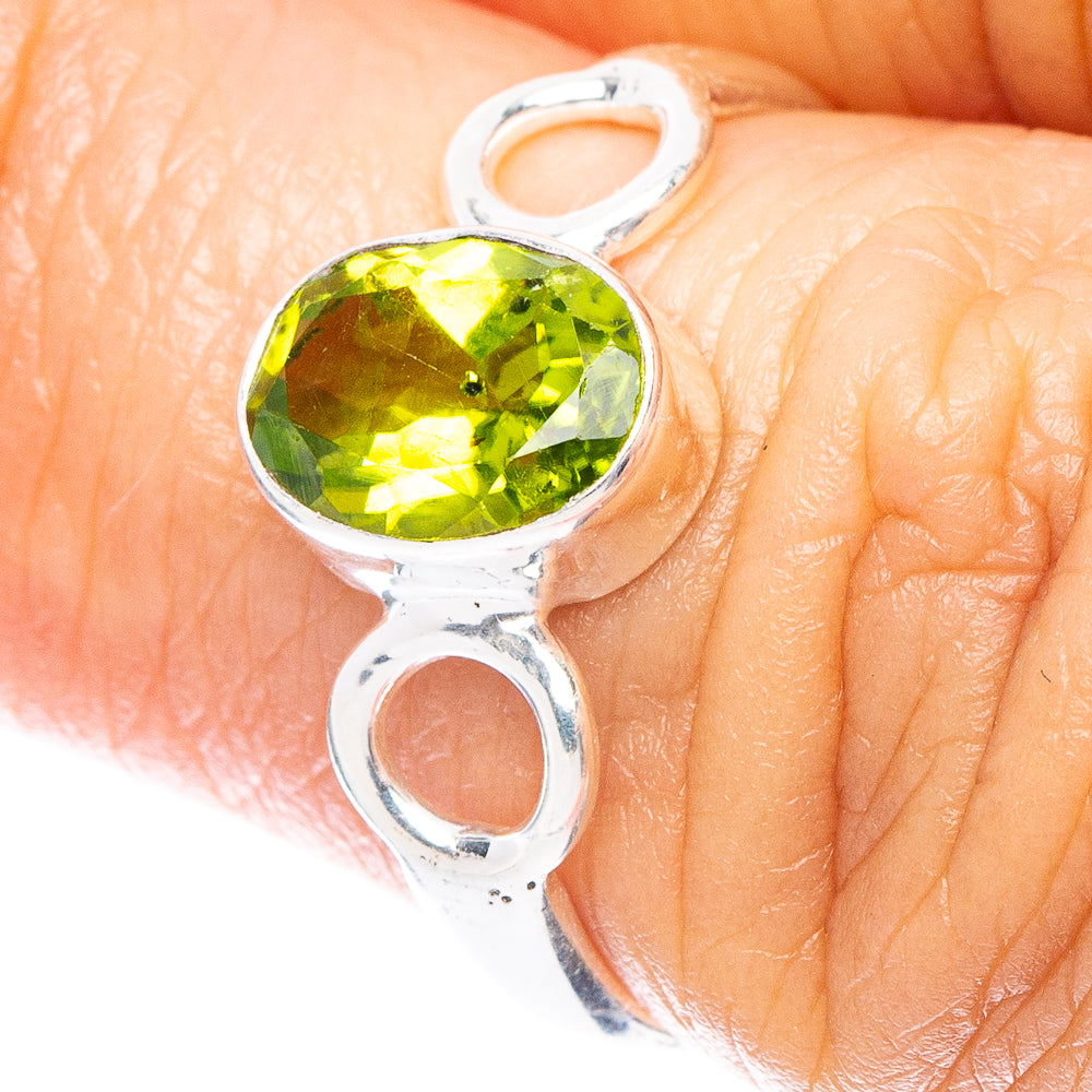 Peridot Ring Size 6 (925 Sterling Silver) R6966