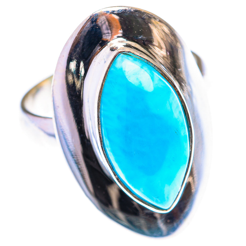 Larimar, Blue Topaz Ring Size 6.25 (925 Sterling Silver) RING139959