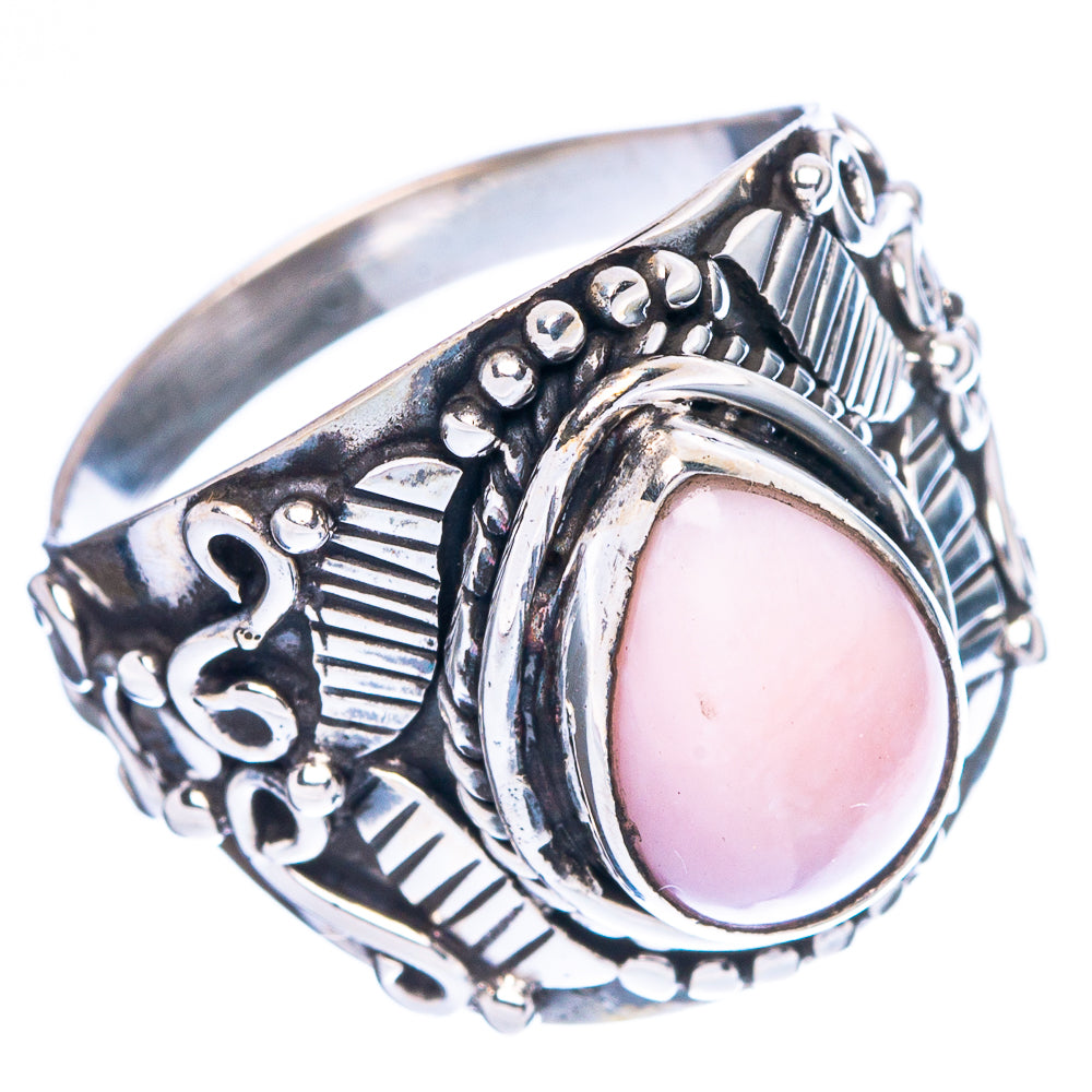 Rare Queen Conch Shell Ring Size 8 (925 Sterling Silver) R4650