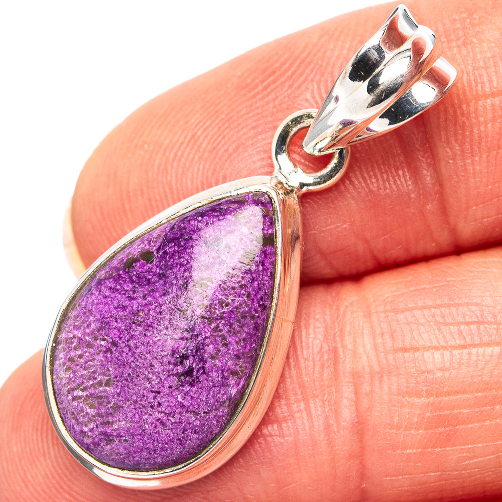 Phosphosiderite Pendant 1 3/8" (.925 Sterling Silver)