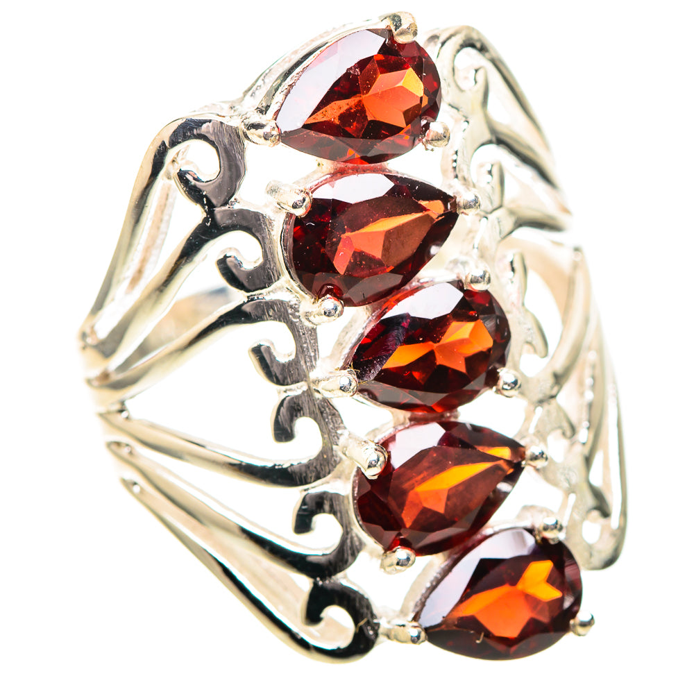 Garnet Ring Size 8.5 (925 Sterling Silver) RING138935