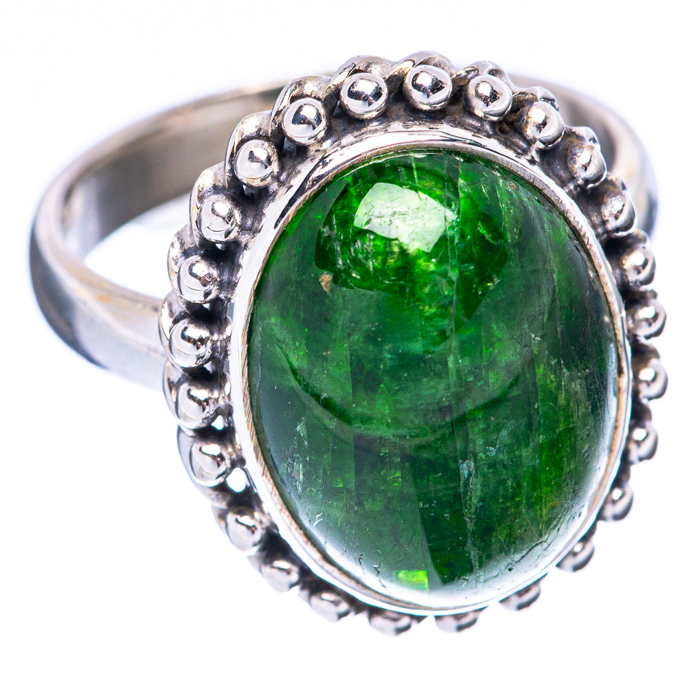 Chrome Diopside Ring Size 7.75 (925 Sterling Silver) R2145