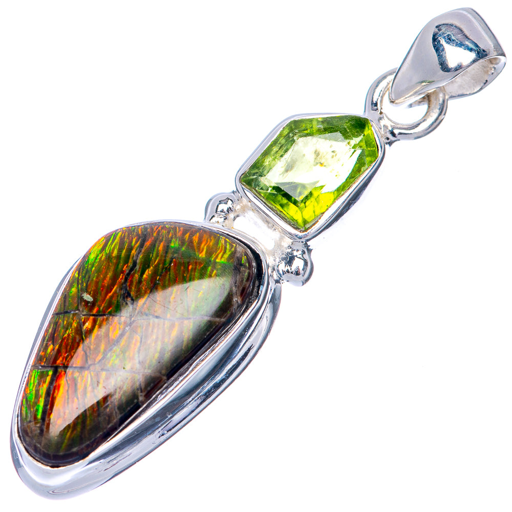 Canadian Ammolite Pendant 1 5/8" (925 Sterling Silver) PD39846