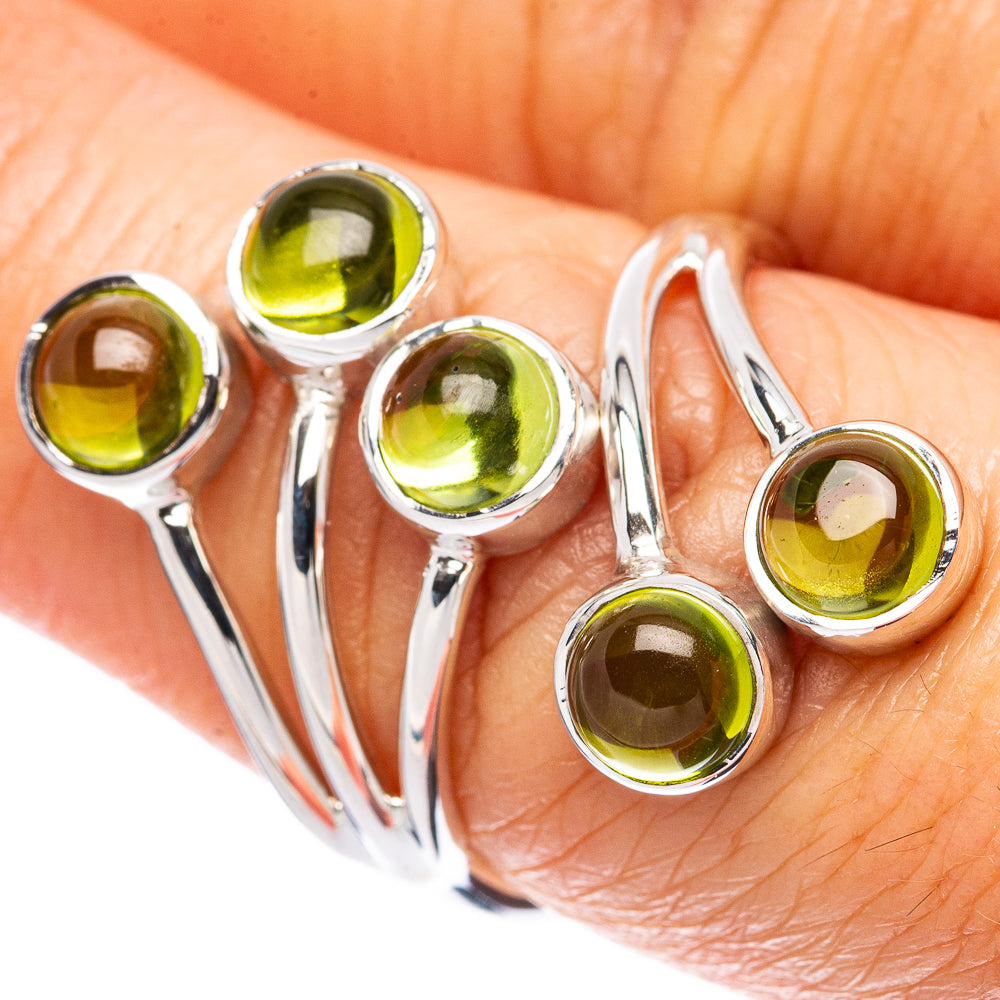 Asc Premium Peridot Ring Size 7 (925 Sterling Silver) R3515