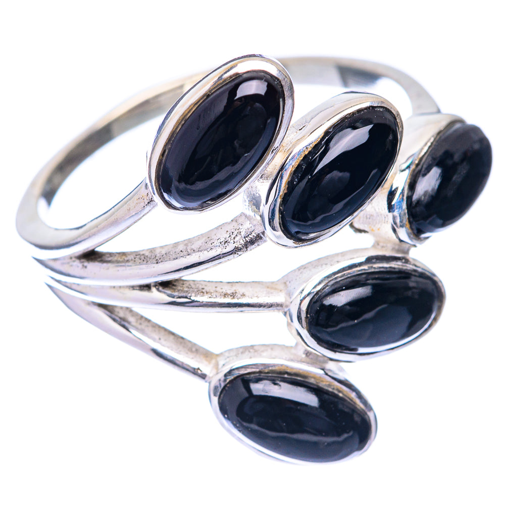 Black Onyx Ring Size 9.75 (925 Sterling Silver) R141492