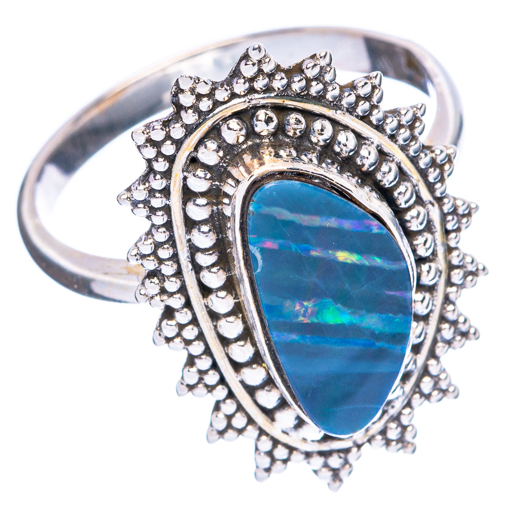 Rare Doublet Opal Ring Size 8.25 (925 Sterling Silver) R5013