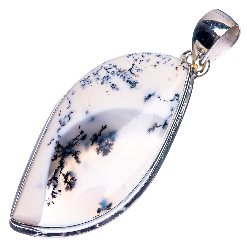 Dendritic Opal 925 Sterling Silver Pendant 2 1/8"