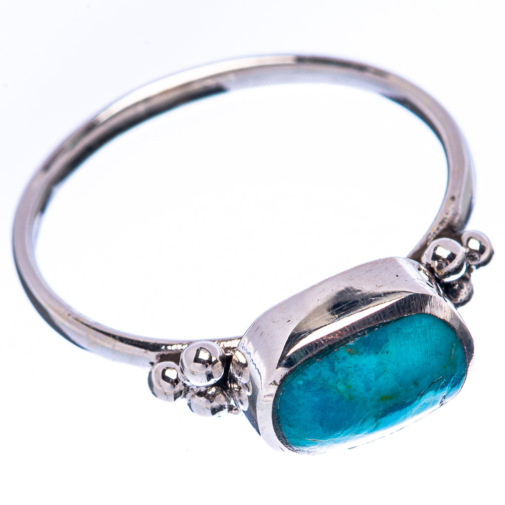 Rare Arizona Turquoise Ring Size 7.5 (925 Sterling Silver) R2215