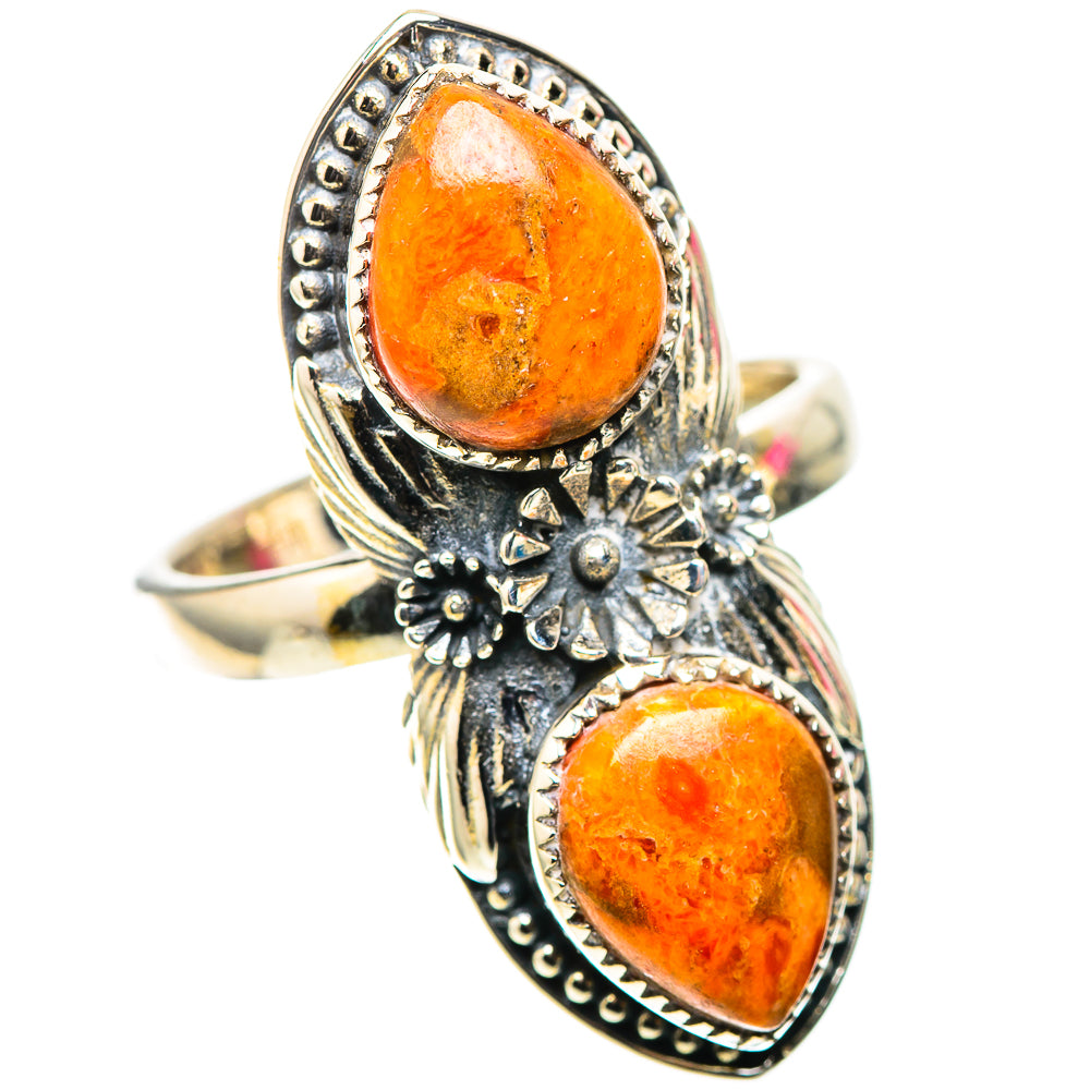 Sponge Coral Ring Size 8.25 (925 Sterling Silver) RING138409