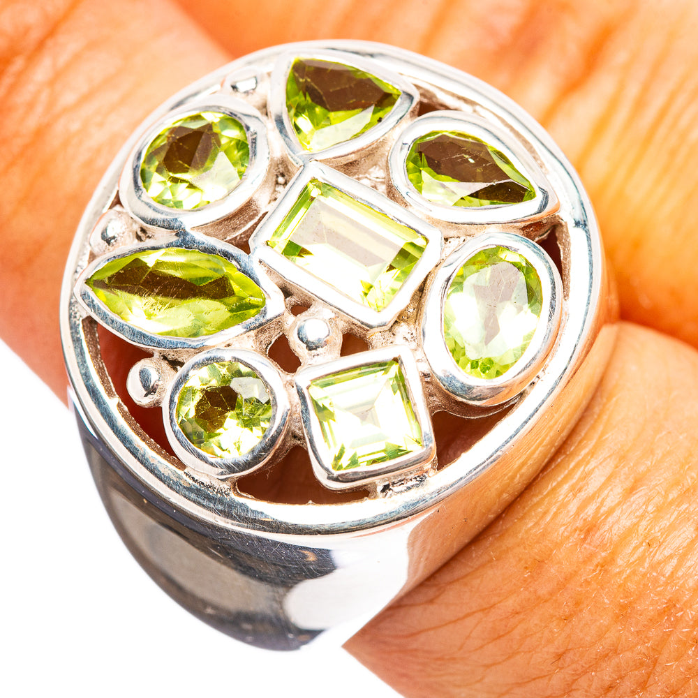 Premium Peridot Ring Size 7 (.925 Sterling Silver)