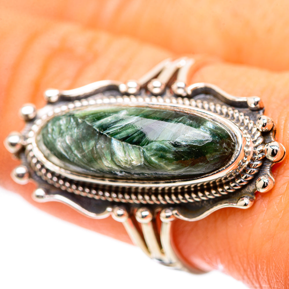 Seraphinite Ring Size 9.5 (925 Sterling Silver) RING138927