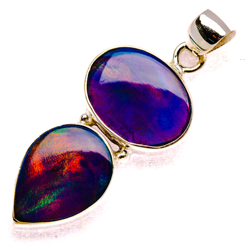 Aura Opal Pendant 1 1/2" (925 Sterling Silver) PD37927