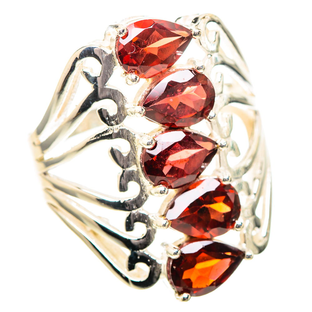 Garnet 925 Sterling Silver Ring Size 9.25 (925 Sterling Silver) RING139565