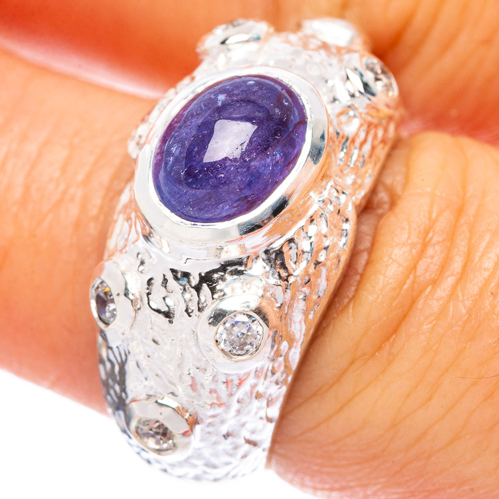 Natural Tanzanite Ring Size 6.75 (925 Sterling Silver) R145994