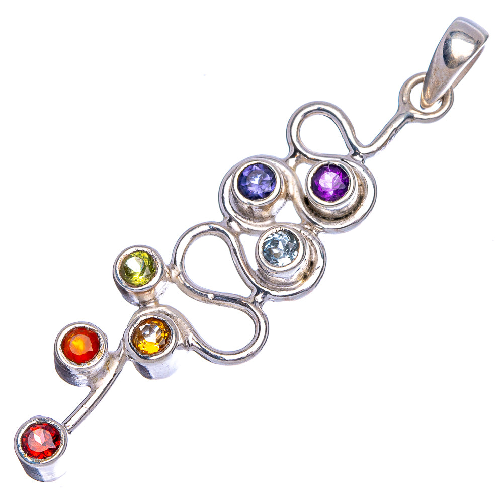 Chakra Pendant 1 7/8" (925 Sterling Silver) P40576
