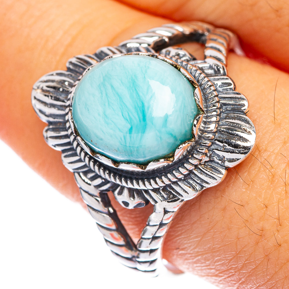 Larimar Ring Size 10 (925 Sterling Silver) R144537