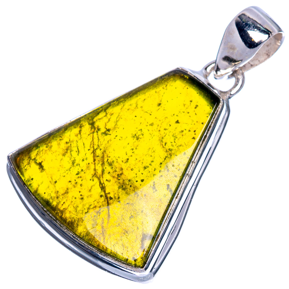 Vessonite Pendant 1 1/4" (925 Sterling Silver) P40736
