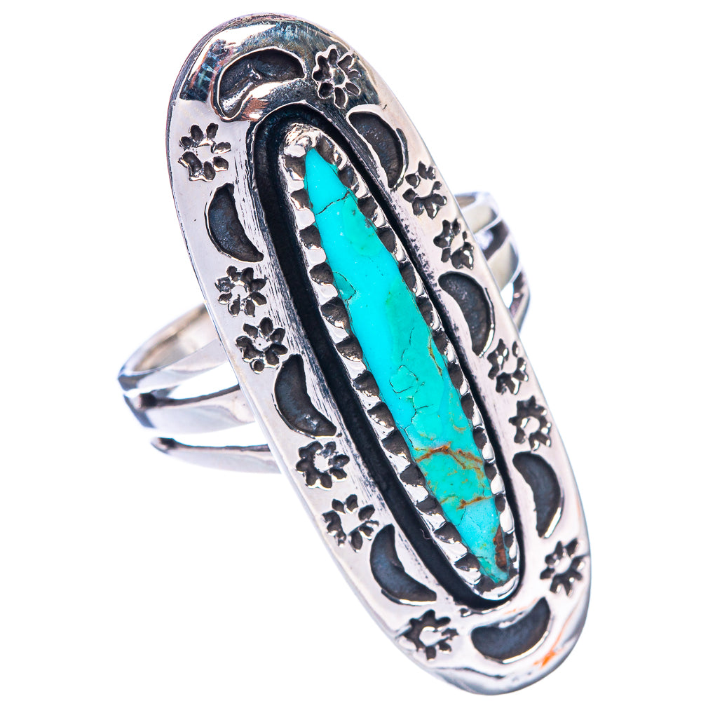 Rare Arizona Turquoise Ring Size 6.5 (925 Sterling Silver) R1486