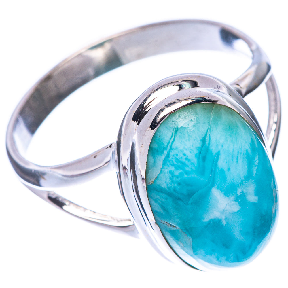 Larimar Ring Size 9.75 (925 Sterling Silver) R1721