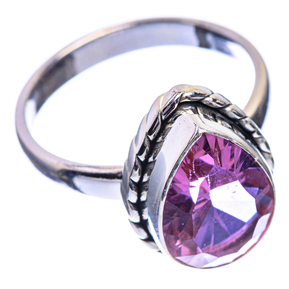 Faceted Color Change Alexandrite (Lab.) Ring Size 9.75 (925 Sterling Silver) RING143266