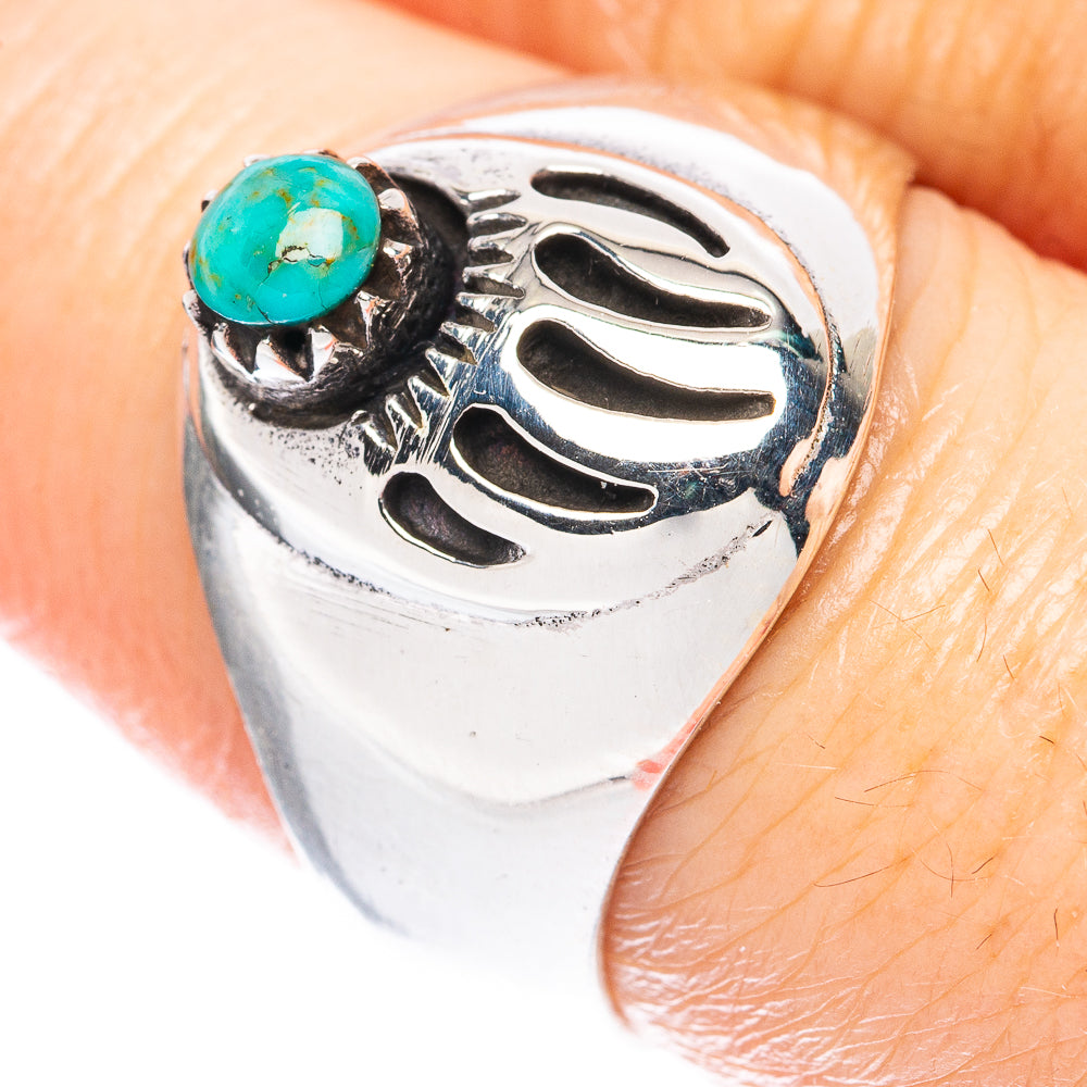 Rare Arizona Turquoise Ring Size 8 (925 Sterling Silver) R3042