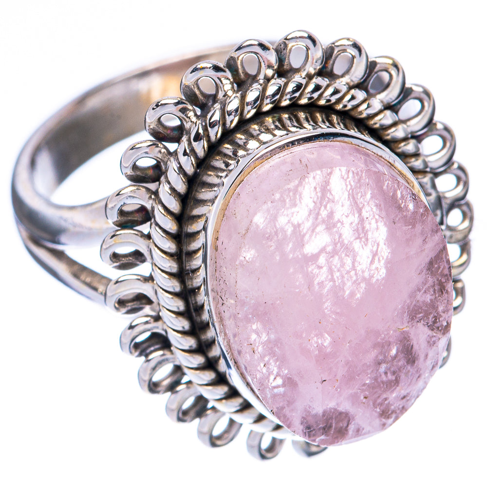 Rare Morganite Ring Size 6.25 (925 Sterling Silver) R2131