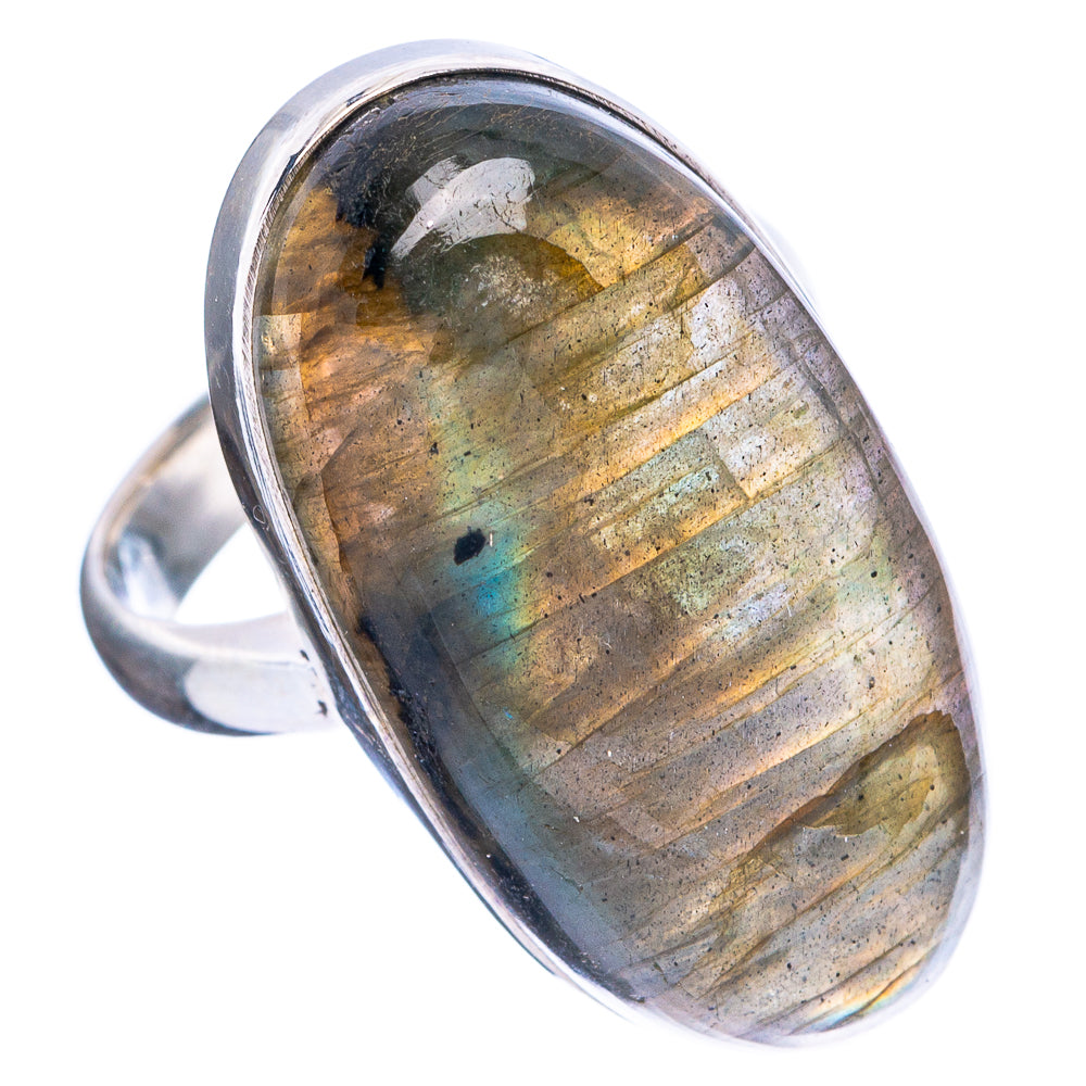 Labradorite Ring Size 6.75 (925 Sterling Silver) R4709